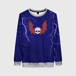 Свитшот женский Повелители ночи до Ереси цвет легиона, цвет: 3D-меланж