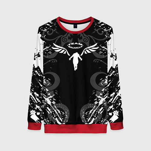 Женский свитшот WALHALLA TEAM TOKYO REVENGERS DRAGON TATTOO / 3D-Красный – фото 1