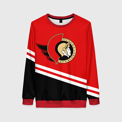Женский свитшот Оттава Сенаторз / 3D-Красный – фото 1