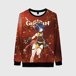 Свитшот женский СЯН ЛИН XIANGLING Гоба, цвет: 3D-черный