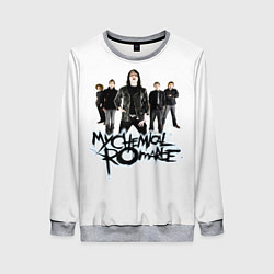 Свитшот женский Участники группы My Chemical Romance, цвет: 3D-меланж