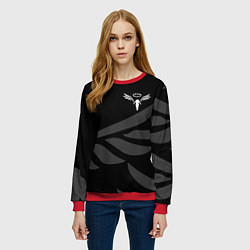 Свитшот женский WALHALLA TEAM LOGO ТОКИЙСКИЕ МСТИТЕЛИ, цвет: 3D-красный — фото 2