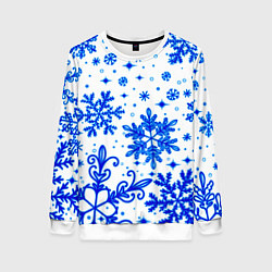 Свитшот женский Белая Зима, цвет: 3D-белый