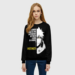 Свитшот женский Зангецу, цвет: 3D-черный — фото 2