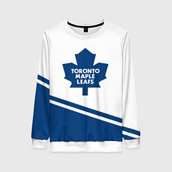 Свитшот женский Toronto Maple Leafs Торонто Мейпл Лифс, цвет: 3D-белый