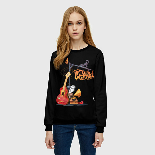 Женский свитшот Дайте Танк Арт / 3D-Черный – фото 3