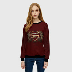 Свитшот женский Arsenal London, цвет: 3D-черный — фото 2