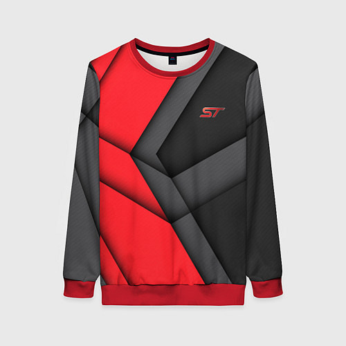 Женский свитшот ST FORD спина / 3D-Красный – фото 1