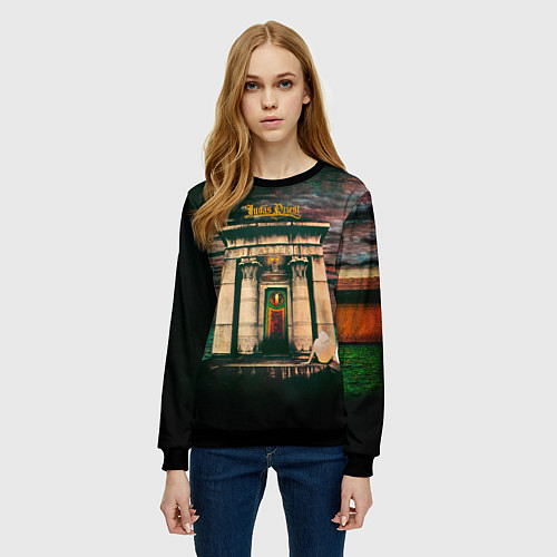 Женский свитшот Sin After Sin - Judas Priest / 3D-Черный – фото 3