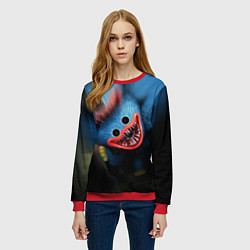 Свитшот женский ХАГИ ВАГИ, Я ТЕБЯ ПОЙМАЛ, цвет: 3D-красный — фото 2