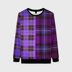 Женский свитшот Purple Checkered