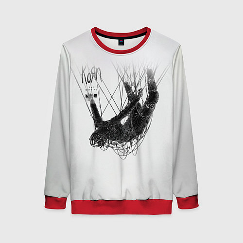Женский свитшот The Nothing - Korn / 3D-Красный – фото 1