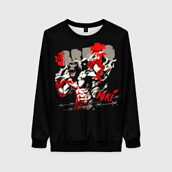 Свитшот женский Brutto - Poki, цвет: 3D-черный