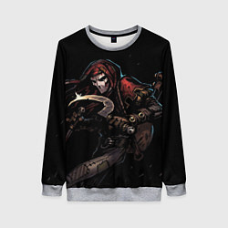 Свитшот женский The Grim Buffoon, цвет: 3D-меланж
