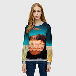 Свитшот женский Queen - The Miracle, цвет: 3D-меланж — фото 2