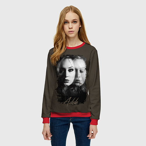 Женский свитшот Mirage Adele / 3D-Красный – фото 3