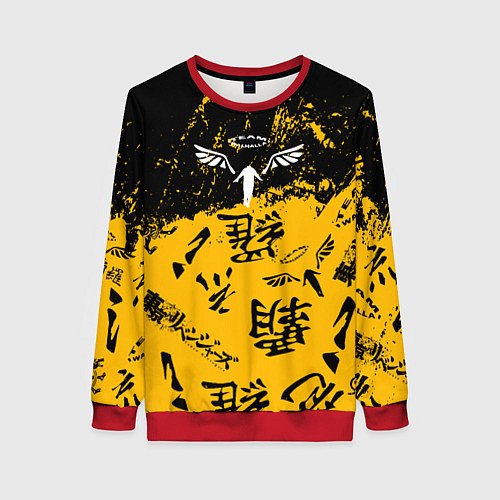 Женский свитшот Паттерн Tokyo Revengers / 3D-Красный – фото 1