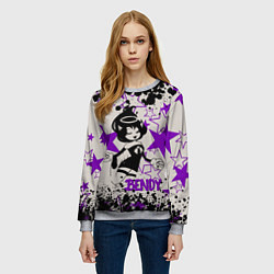 Свитшот женский Ангел Алиса, цвет: 3D-меланж — фото 2