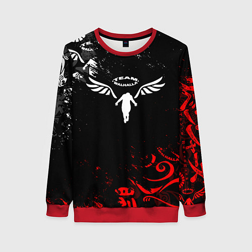 Женский свитшот WALHALLA TEAM LOGOBOMBING TOKYO REVENGERS / 3D-Красный – фото 1