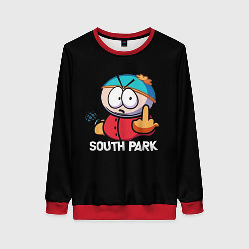 Женский свитшот Южный парк Эрик South Park / 3D-Красный – фото 1