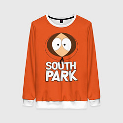 Свитшот женский Южный парк Кенни South Park, цвет: 3D-белый