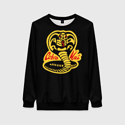 Свитшот женский Cobra Kai - Кобра Кай, цвет: 3D-черный