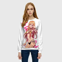 Свитшот женский Эта фарфоровая кукла влюбилась Китагава Марин My D, цвет: 3D-белый — фото 2