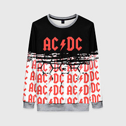 Свитшот женский ACDC переменный ток, цвет: 3D-меланж