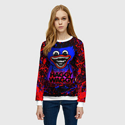 Свитшот женский HAGGY WAGGY POPPY PLAYTIME, цвет: 3D-белый — фото 2