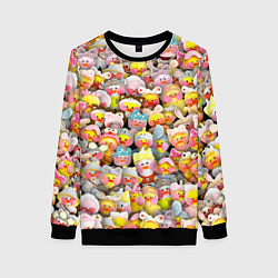 Свитшот женский Уточки Лалафанфан, цвет: 3D-черный