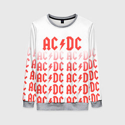 Женский свитшот Acdc Паттерн