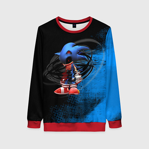 Женский свитшот Тёмная энергия! / 3D-Красный – фото 1