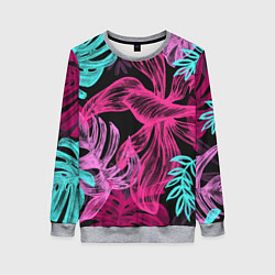 Женский свитшот Папоротниковый неон
