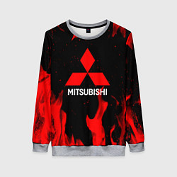 Свитшот женский Mitsubishi Red Fire, цвет: 3D-меланж