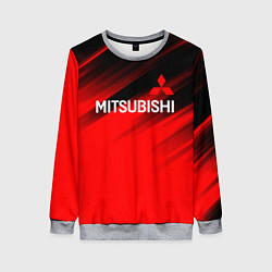Свитшот женский Mitsubishi - Red Sport, цвет: 3D-меланж