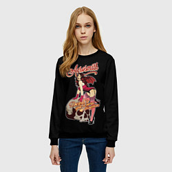 Свитшот женский Aerosmith , Аэросмит, цвет: 3D-черный — фото 2