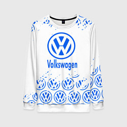 Свитшот женский Volkswagen фольксваген, цвет: 3D-белый