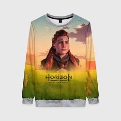 Свитшот женский Horizon Forbidden West Aloy, цвет: 3D-меланж