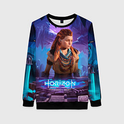 Свитшот женский Horizon Aloy Элой Forbidden West, цвет: 3D-черный