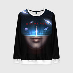 Женский свитшот Universe galaxy