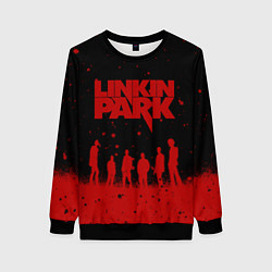 Свитшот женский Linkin Park Линкин Парк, цвет: 3D-черный