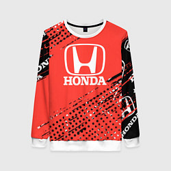 Свитшот женский HONDA хонда sport, цвет: 3D-белый