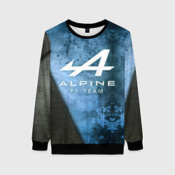 Свитшот женский Формула 1 Alpine F1 Team, цвет: 3D-черный