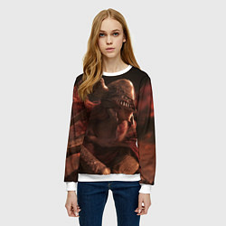 Свитшот женский MALENIA ELDER RING, цвет: 3D-белый — фото 2