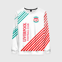Свитшот женский LIVERPOOL ЛИВЕРПУЛЬ, цвет: 3D-белый