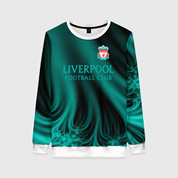 Свитшот женский Liverpool спорт, цвет: 3D-белый