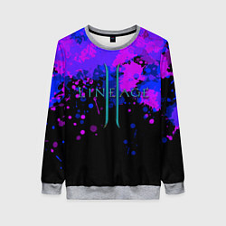 Свитшот женский Линейдж 2 Брызги, цвет: 3D-меланж