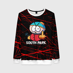 Свитшот женский Мультфильм Южный парк Эрик South Park, цвет: 3D-белый