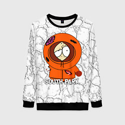 Свитшот женский Мультфильм Южный парк Кенни South Park, цвет: 3D-черный