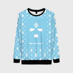 Женский свитшот Sky Blue Phantom Ski Mask Dope Street Market